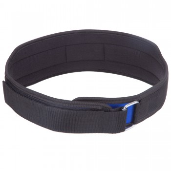 Пояс атлетический усиленный регулируемый ZELART SB-165521 ширина-10см размер-XS-XXL синий