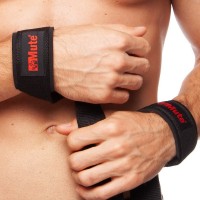 Лямки (ремешки) для становой тяги MUTE 9153-1 2шт Черный