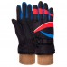 Перчатки горнолыжные теплые детские SP-Sport C-51-1 M-XL Черный-красный-синий