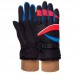 Перчатки горнолыжные теплые детские SP-Sport C-51-1 M-XL Черный-красный-синий