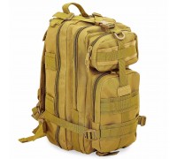 Рюкзак тактический штурмовой SILVER KNIGHT 3P размер 43x22x18см 17л Хаки