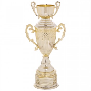 Кубок спортивный с ручками и крышкой SP-Sport ARES HB4127A высота 53см золотой