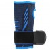 Фиксатор запястья эластичный спортивный с фиксирующим ремнем SIBOTE ST-7442 One size 1шт черный-синий
