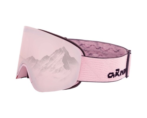 Очки горнолыжные со съемной магнитной линзой SP-Sport BC-5833 розовый