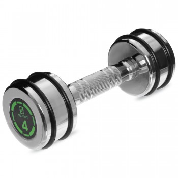 Гантель хромированная Zelart FI-2622-4 1шт 4кг