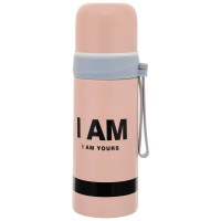 Термос стальной маленький WE ARE SP-Sport M-2576W 350мл Розовый