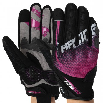 Мотоперчатки MADMOTOR MT-27 M-2XL Черный-фиолетовый