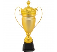 Кубок спортивный наградной SP-Sport Crown JZ2066B высота 50см Золотой
