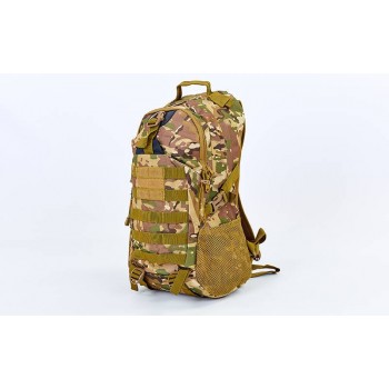 Рюкзак тактический штурмовой трехдневный SILVER KNIGHT TY-036 размер 50x30x18см 27л Камуфляж Multicam