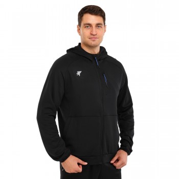 Кофта спортивная на молнии с капюшоном Joma MYSTIC 103757-100 S-2XL черный Черный