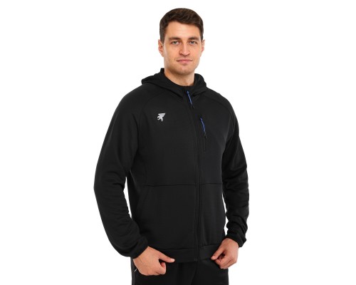 Кофта спортивная на молнии с капюшоном Joma MYSTIC 103757-100 S-2XL черный Черный