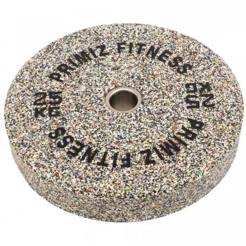 Бамперные диски из структурной резины Bumper Plates Record TA-4787-25 51мм 25кг серый