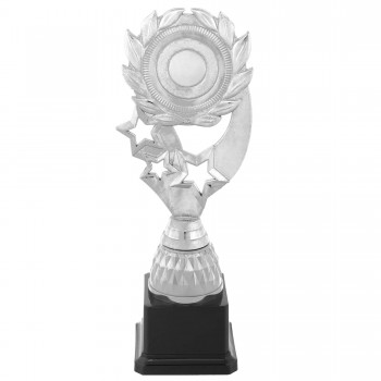 Фигура наградная эмблемоноситель SP-Sport Звезды YK611 высота 25см Серебряный