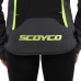 Мотокуртка с защитой SCOYCO JK92 M-3XL Черный-салатовый