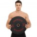 Бамперные диски из структурной резины Bumper Plates Record TA-4782-25 51мм 25кг черный-красный