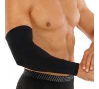 Нарукавник компрессионный рукав для спорта SP-Sport KW-120 размер S-L 1шт Черный Нарукавник компрессионный рукав для спорта SP-Sport KW-120 размер S-L 1шт Черный