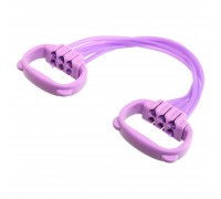 Эспандер трубчатый для фитнеса 6 жгутов SP-Sport FI-5867 Сиреневый