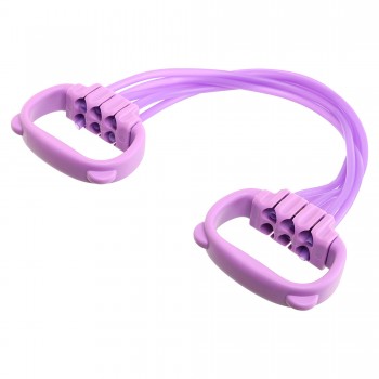 Эспандер трубчатый для фитнеса 6 жгутов SP-Sport FI-5867 Сиреневый