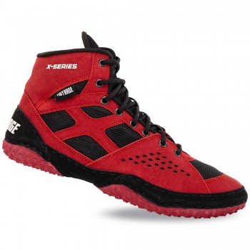 Борцовки FISTRAGE VL-4565 размер 33-45 Бордовый-черный Борцовки FISTRAGE VL-4565 размер 33-45 Бордовый-черный