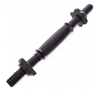 Гриф гантельный пластиковый SHUANG CAI SPORTS TA-80257-35 длина 35см диаметр 25мм черный Гриф гантельный пластиковый SHUANG CAI SPORTS TA-80257-35 длина 35см диаметр 25мм черный