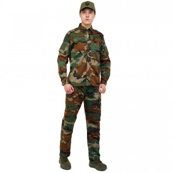 Костюм тактический (рубашка и брюки) Military Rangers ZK-SU1128 размер S-4XL Камуфляж Woodland