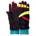 Перчатки горнолыжные теплые детские SP-Sport C-51-1 M-XL Черный-салатовый-красный
