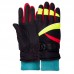 Перчатки горнолыжные теплые детские SP-Sport C-51-1 M-XL Черный-салатовый-красный