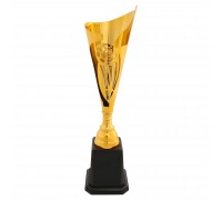 Кубок спортивный наградной SP-Sport Dynamic Football JZ23346A высота 44см золотой