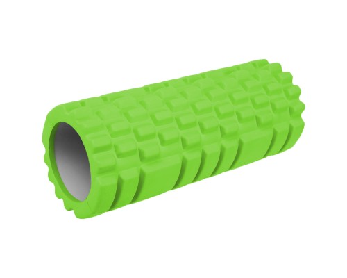 Роллер массажный цилиндр (ролик мфр) 32см Grid Combi Roller EVA SP-Sport FI-5846 Салатовый