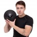 Мяч набивной слэмбол для кроссфита рифленый Zelart SLAM BALL FI-7474-3 3кг черный