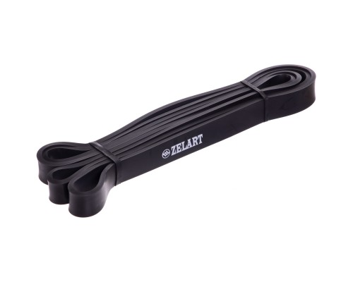 Резина петля для подтягиваний и тренировок лента силовая Zelart POWER BANDS FI-941-3 черный