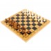 Шахматы шашки нарды 3 в 1 набор настольных игр из бамбука SP-Sport A3135 размер 34x34см