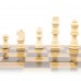 Шахматы шашки нарды 3 в 1 набор настольных игр из бамбука SP-Sport A3135 размер 34x34см