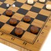 Шахматы шашки нарды 3 в 1 набор настольных игр из бамбука SP-Sport A3135 размер 34x34см