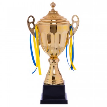 Кубок спортивный с ручками и крышкой SP-Sport GREAT C-4060A высота 53см золотой