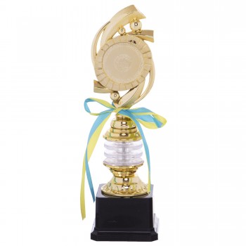 Награда спортивная с местом под жетон SP-Sport YK-137C золотой