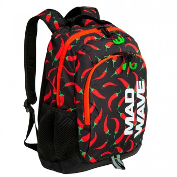 Рюкзак спортивный MadWave CITY 22л M112903 22л Красный-черный