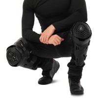 Мотонаколенники SCOYCO K58 2шт M-L черный Черный