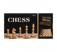 Шахматы настольная игра SP-Sport W5206 33x26х5 см дерево
