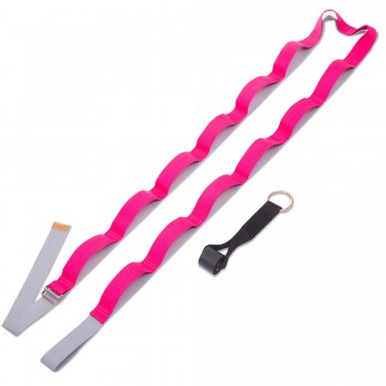 Лента для растяжки SP-Sport Stretch Strap PL-1796 14 петель Малиновый