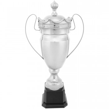 Кубок спортивный наградной SP-Sport Crown JZ2066B высота 50см Серебряный
