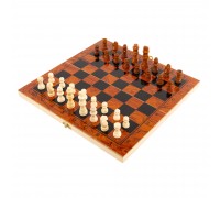 Шахматы шашки нарды 3 в 1 набор настольных игр деревянные SP-Sport IG-G34 размер 34см x 34см