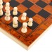 Шахматы шашки нарды 3 в 1 набор настольных игр деревянные SP-Sport IG-G34 размер 34см x 34см