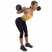 Штанга фиксированная прямая обрезиненная Zelart Rubber Coated Barbell TA-2685-15 длина-95см 15кг черный