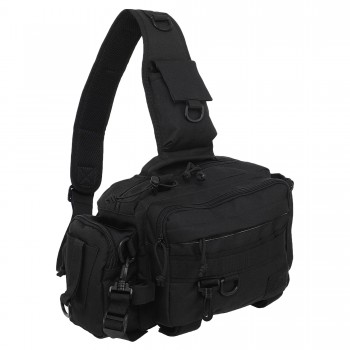 Сумка-слинг тактическая с одной лямкой SILVER KNIGHT TY-7036 размер 27x20,5x14,5см 8л Черный