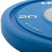 Бамперные диски резиновые Bumper Plates LiveUp LP8335-20 ø50.5мм 20кг синий