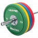 Бамперные диски резиновые Bumper Plates LiveUp LP8335-20 ø50.5мм 20кг синий