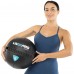 Мяч набивной медицинский для кроссфита WALL BALL LiveUp LP8103-6 6кг черный