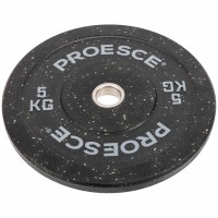 Бамперные диски из структурной резины Bumper Plates Record TA-4782-5 51мм 5кг черный-серый