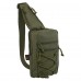 Сумка-слинг тактическая с одной лямкой SILVER KNIGHT YQS-13 размер 18x6x6см 1л Оливковый
